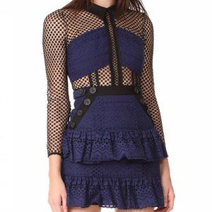 SELF-PORTRAIT Hazel Lace Mini - US8/UK12